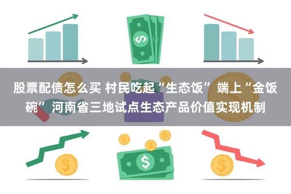 股票配债怎么买 村民吃起“生态饭” 端上“金饭碗” 河南省三地试点生态产品价值实现机制