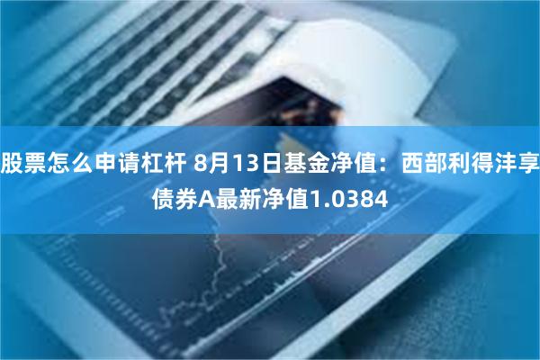 股票怎么申请杠杆 8月13日基金净值：西部利得沣享债券A最新净值1.0384
